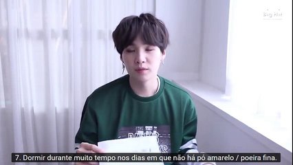 2018 FESTA BTS List' - SUGA legendado PT BR