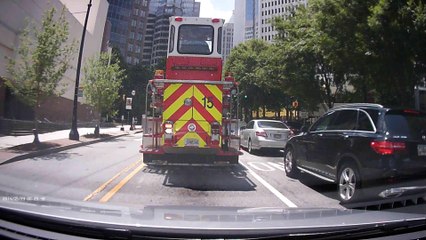 Firetruck Has Some Impressive Driving Skills!