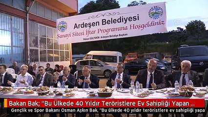 Bakan Bak: "Bu Ülkede 40 Yıldır Teröristlere Ev Sahipliği Yapan Kandil'in de Sonu Gelecek"