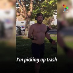 Jogger Dumps Homeless Person’s Belongings in Lake