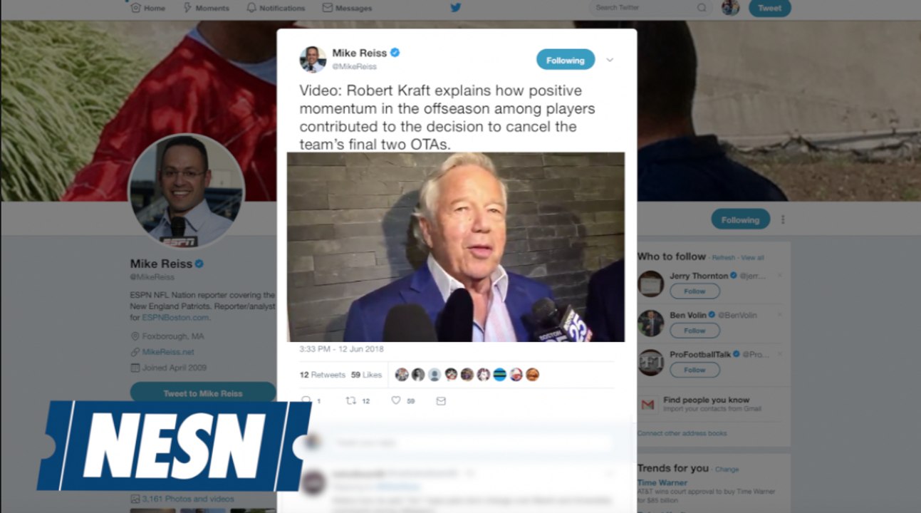 Robert Kraft Shuts Down Rob Gronkowski Trade Rumors