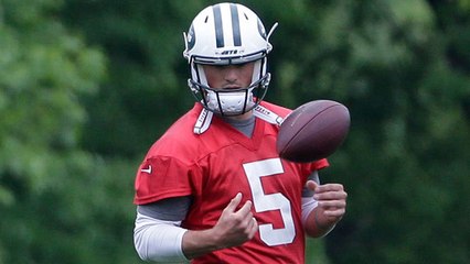 Why did Raiders cut Christian Hackenberg after less than a month with the team?