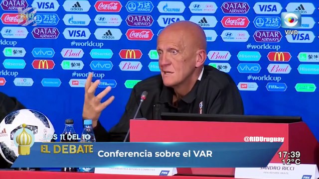 UN ANTES Y UN DESPUÉS EN EL FUTBOL MUNDIAL, EL VAR : PIERLUIGI COLLINA LE RESPONDE A JULIO RÍOS