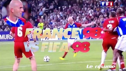 FRANCE 98 VS FIFA 98 : le résumé du match de Légende | 12/06/2018