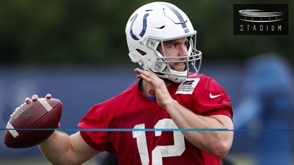Colts QB Andrew Luck Throws for First Time Since October