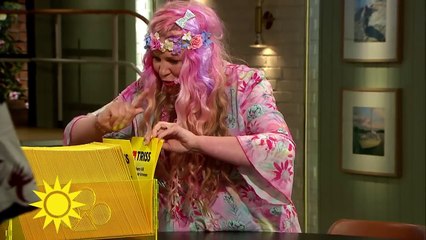 Färgstark trissgäst går i taket - hör glädjevrålet - Nyhetsmorgon (TV4)
