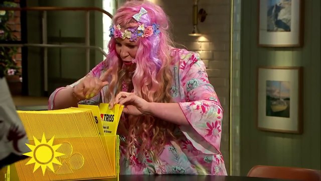 Färgstark trissgäst går i taket - hör glädjevrålet - Nyhetsmorgon (TV4)