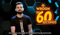 The game of madness has reached the final round and I had a great time hosting this game show.  Watch now to see who wins #WrognIn60Seconds. #StayWrogn Royal
