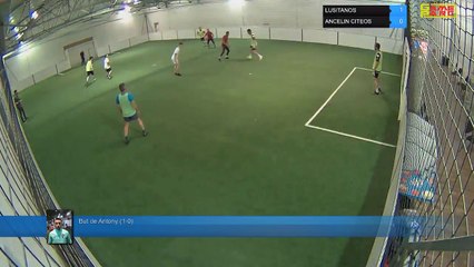 But de Antony (1-0) - LUSITANOS Vs ANCELIN CITEOS - 12/06/18 20:00 - LIGUE 1 - Poitiers Game Parc