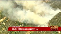 Brush Fire Prompts Mandatory Evacuations in West Los Angeles