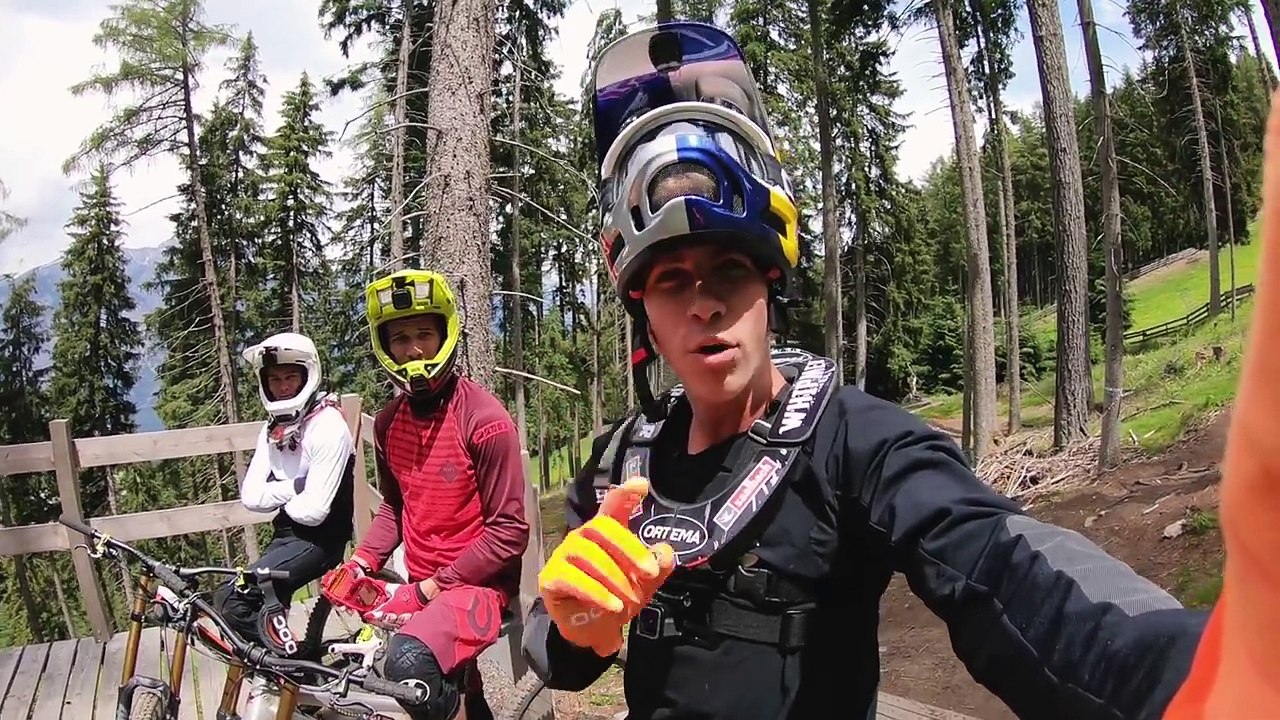 Downhill Crankworx Innsbruck 2018 -  Course Preview Fabio Wibmer