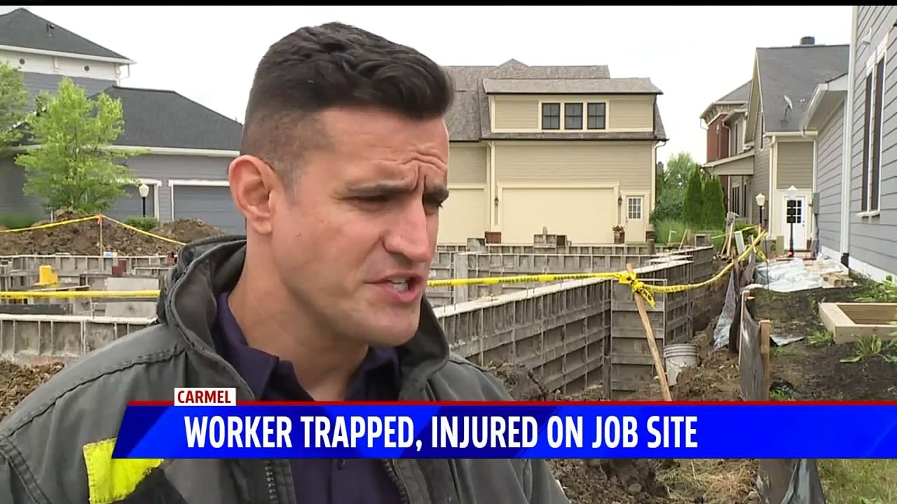 Indiana Construction Worker Hospitalized After Getting Trapped in Collapsed Hole