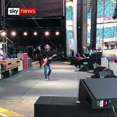 Dave Grohl alarms fans with epic onstage prank in Sweden