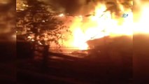 Başkent'te İşçilerin Kaldığı Barakada Korkutan Yangın