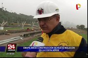 Emape inicia trabajos de construcción de nuevo malecón en Costa Verde