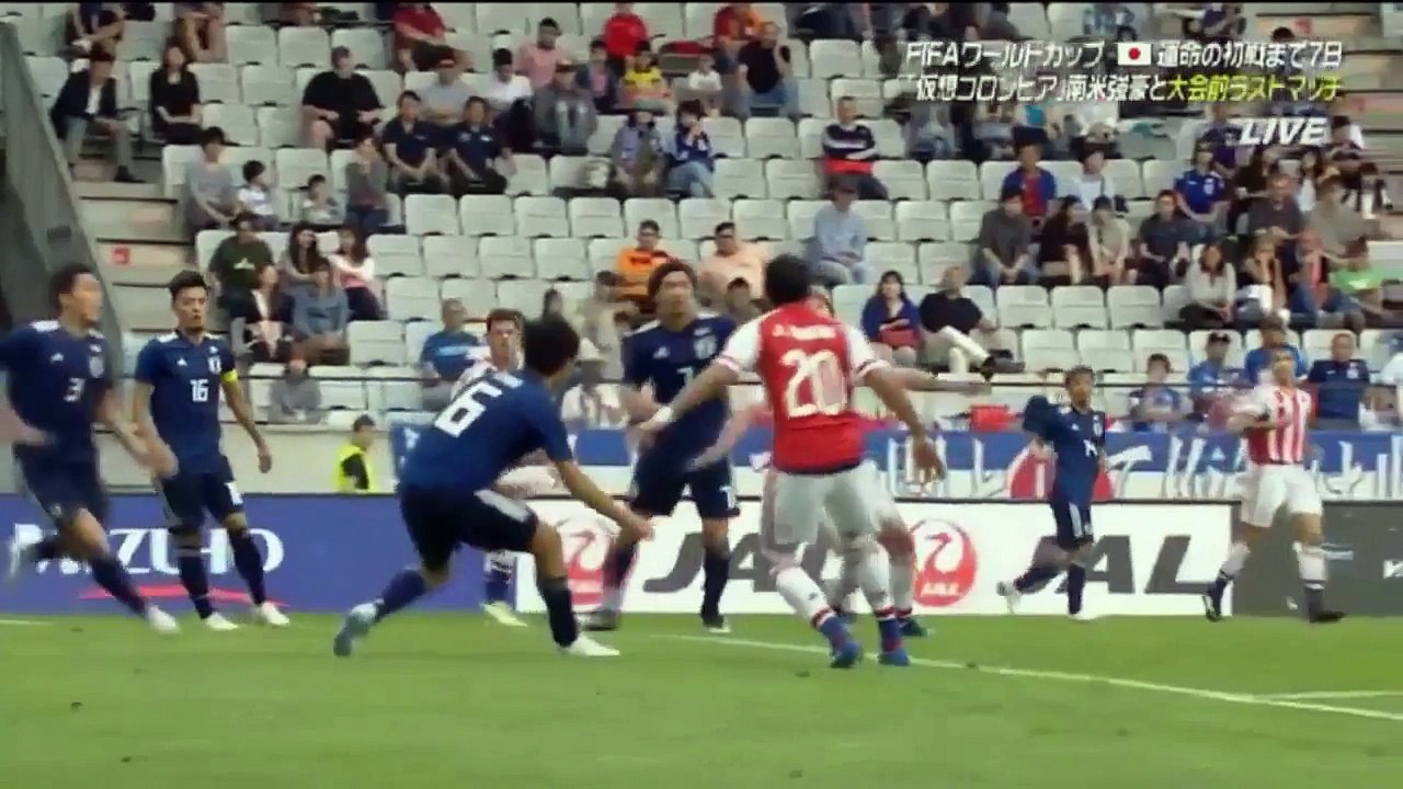 Japan vs Paraguay (4-2) - FIFA World Cup 2018 Warm up Match Highlights