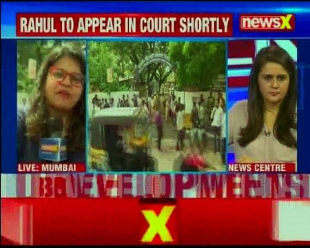 Congress President Rahul Gandhi reaches Mumbai, RSS files defamation case against him