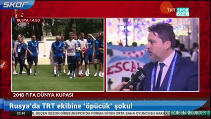 Rusya'da TRT ekibine öpücük şoku!