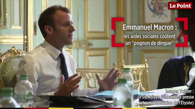 Emmanuel Macron : les aides sociales coûtent un « pognon de dingue »