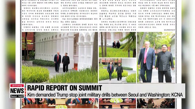 North Korean state media reports Kim, Trump agreed to establish stable bilateral relations during summit