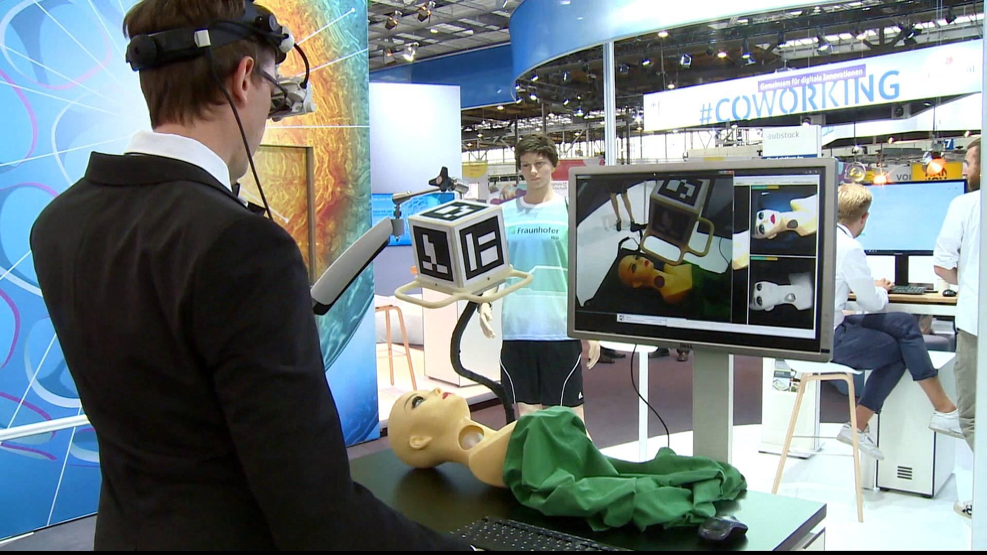 ⁣Artificial intelligence dominates Germany's CEBIT trade fair