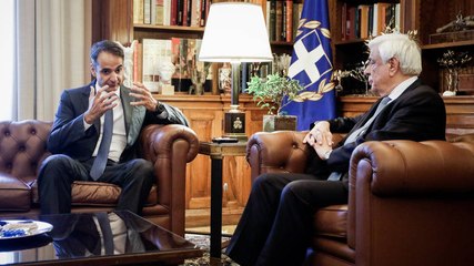 Στον Πρόεδρο της Δημοκρατίας ο Κυριάκος Μητσοτάκης