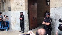 Diego Torres recoge la orden de prisión en la Audiencia de Palma