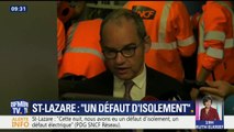 Saint-Lazare: le PDG de SNCF Réseau Patrick Jeantet évoque 