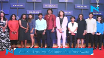 Virat Kohli receives Cricketer of the Year Award