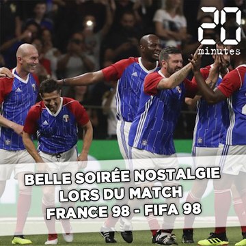 Belle soirée nostalgie lors du match France 98 vs Fifa 98