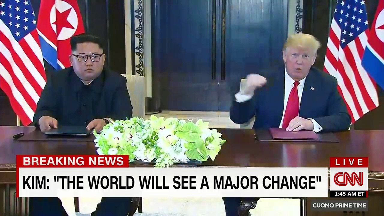 Trump, Kim Jong Un sign ‘historic document’