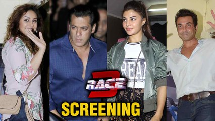 RACE 3 Special Screening | Salman Khan, Huma Qureshi, MS Dhoni And Other Stars
