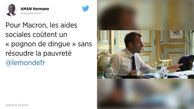 Aides sociales. Pour Macron, elles coûtent un pognon de dingue sans résoudre la pauvreté.