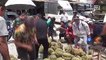 Durians sold at half price in eastern Thailand