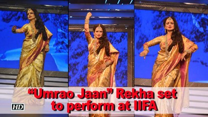 “Umrao Jaan” Rekha returns to stage performance at IIFA