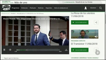 Màxim Huerta: "Pagué lo correspondiente y asunto cerrado"