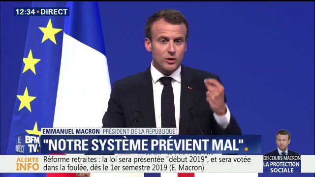 Politique sociale: Nous devons assumer, sur une part de l'exclusion, d'avoir un accompagnement social , affirme Emmanuel Macron