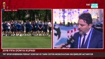 TRT Spor yorumcusunun canlı yayında zor anları