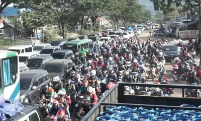 Rabu (13/6) Sore, Arus Mudik di Jalur Selatan Padat Merayap