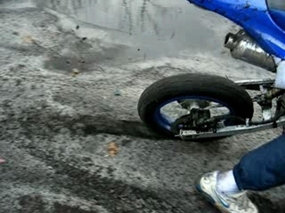 demarage en dirt bike 110