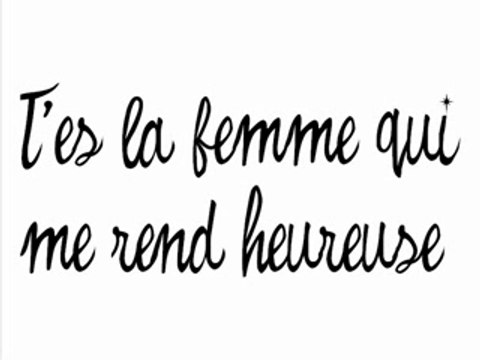 Je t'aime ma chérie