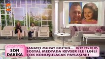 Esra Erol'dan Murat Boz'a teşekkür