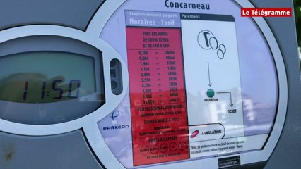 Concarneau. Les horodateurs se gavent avant la période payante