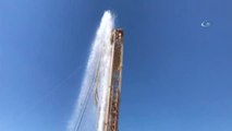Elazığ'da, 45 Derece Sıcaklıkta Jeotermal Su Fışkırdı