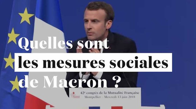 Reste à charge zéro , fin de la sur-médicalisation ... les annonces sociales de Macron