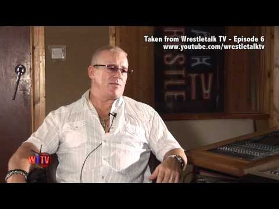 Fit Finlay shoots on Kurt Angle