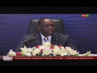 Concertation nationale Pétrole et Gaz : cérémonie d'ouverture