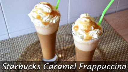 Starbucks Caramel Frappuccino - How to Make a Homemade Frappuccino