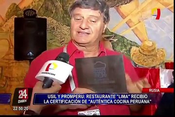 Restaurante peruano recibe reconocimiento de USIL y Promperú en Moscú