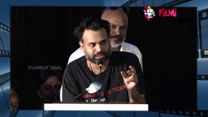 இசை சுனாமி  பிரேம்ஜி ஆர்.கே.நகர் ஆடியோ லாஞ்சில் அதிரடி பேட்டி- வீடியோ